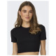 Only Γυναικεία κοντομάνικη μπλούζα Cropped Top